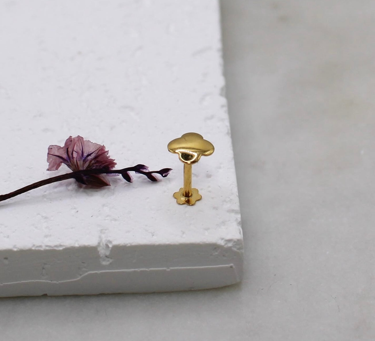 Plain Gold Stud