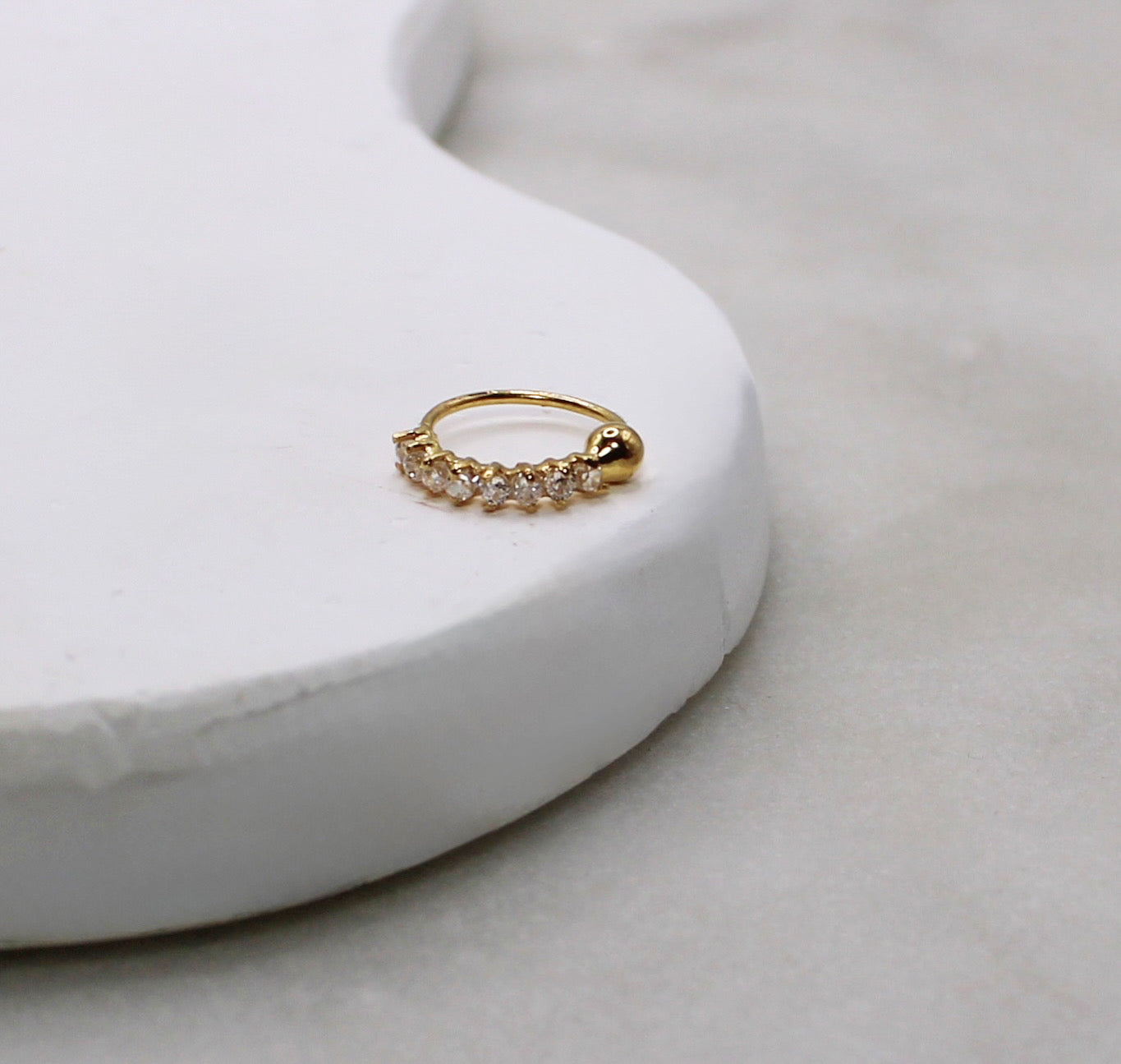 Diamanté Hoop