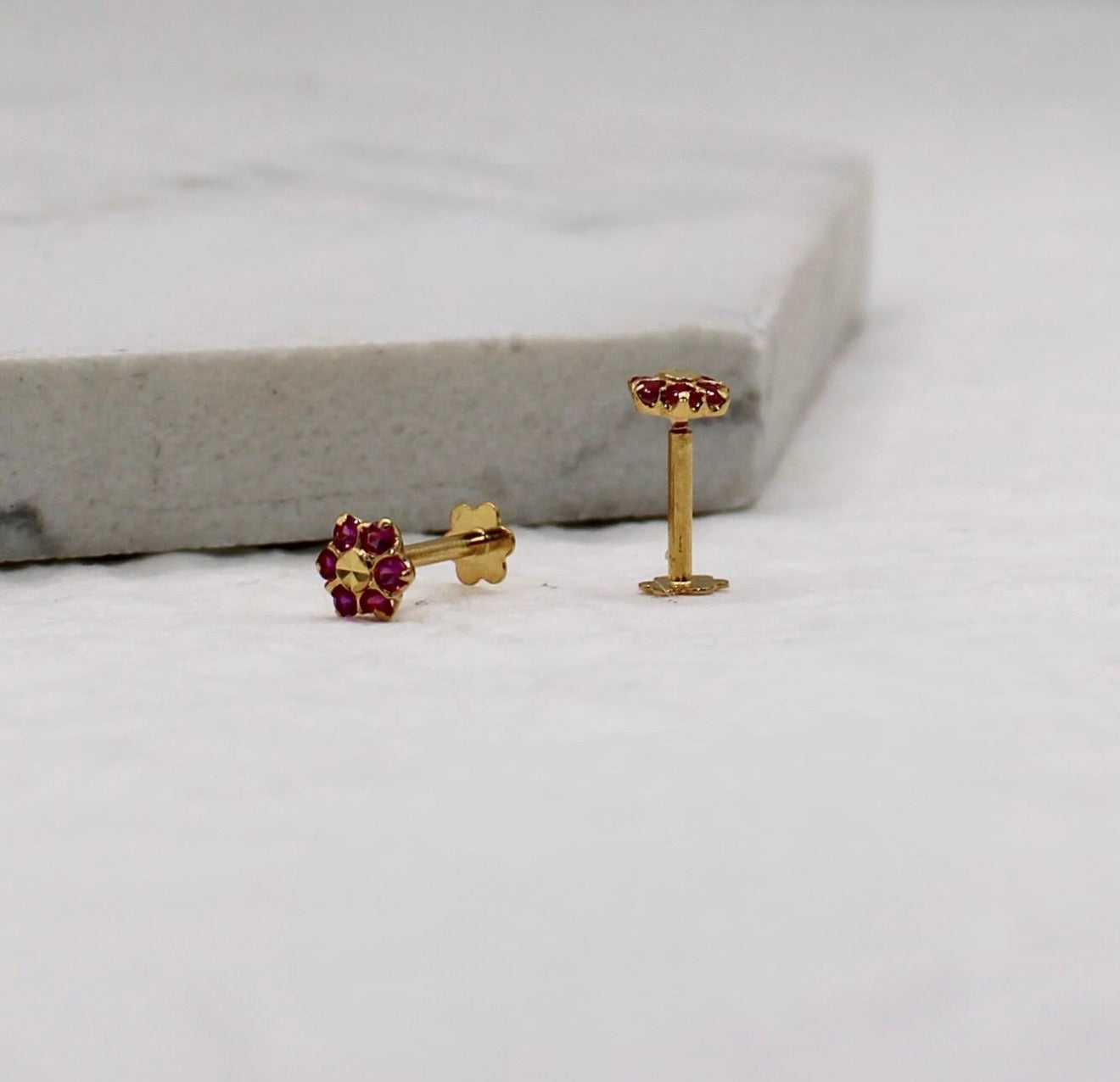 Deep Pink Studs