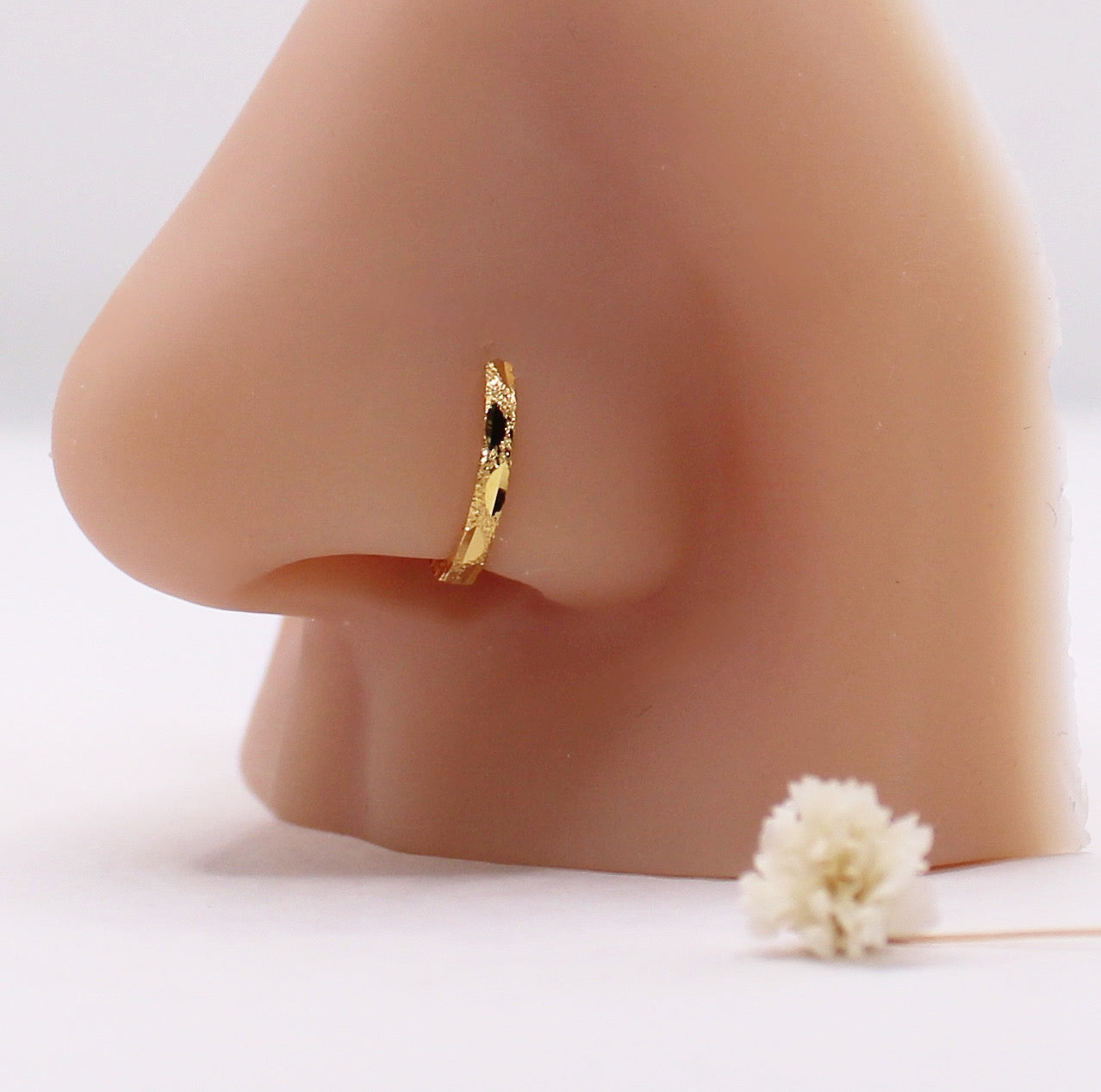 Thin Clip On Hoop (8.5mm)