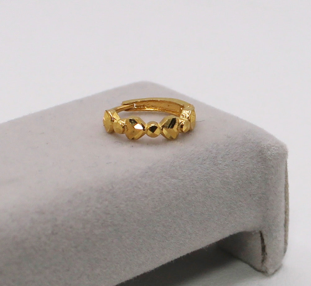7.8mm Solid Heart Hoop