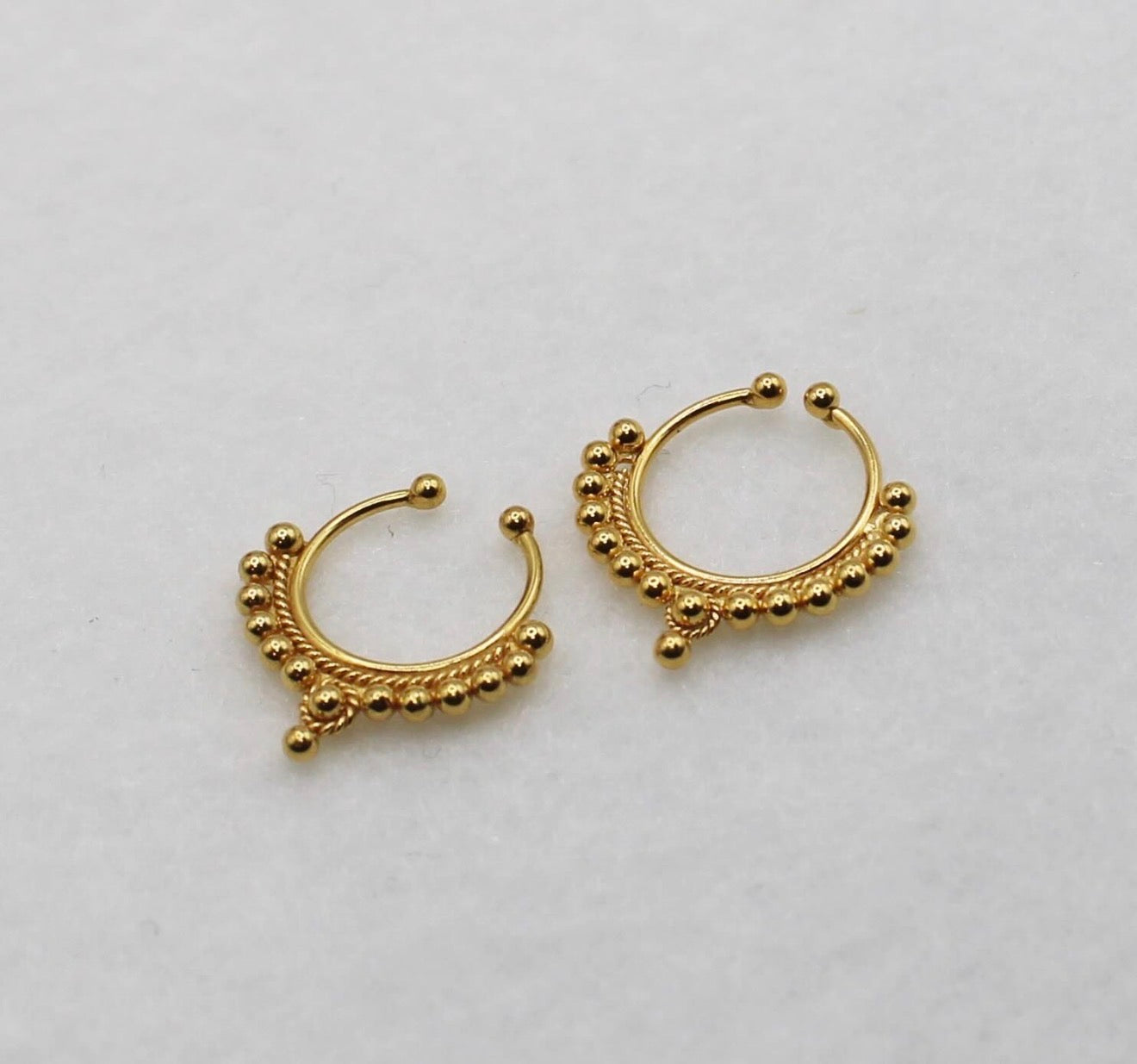No pierce Septum Hoop | 18carat