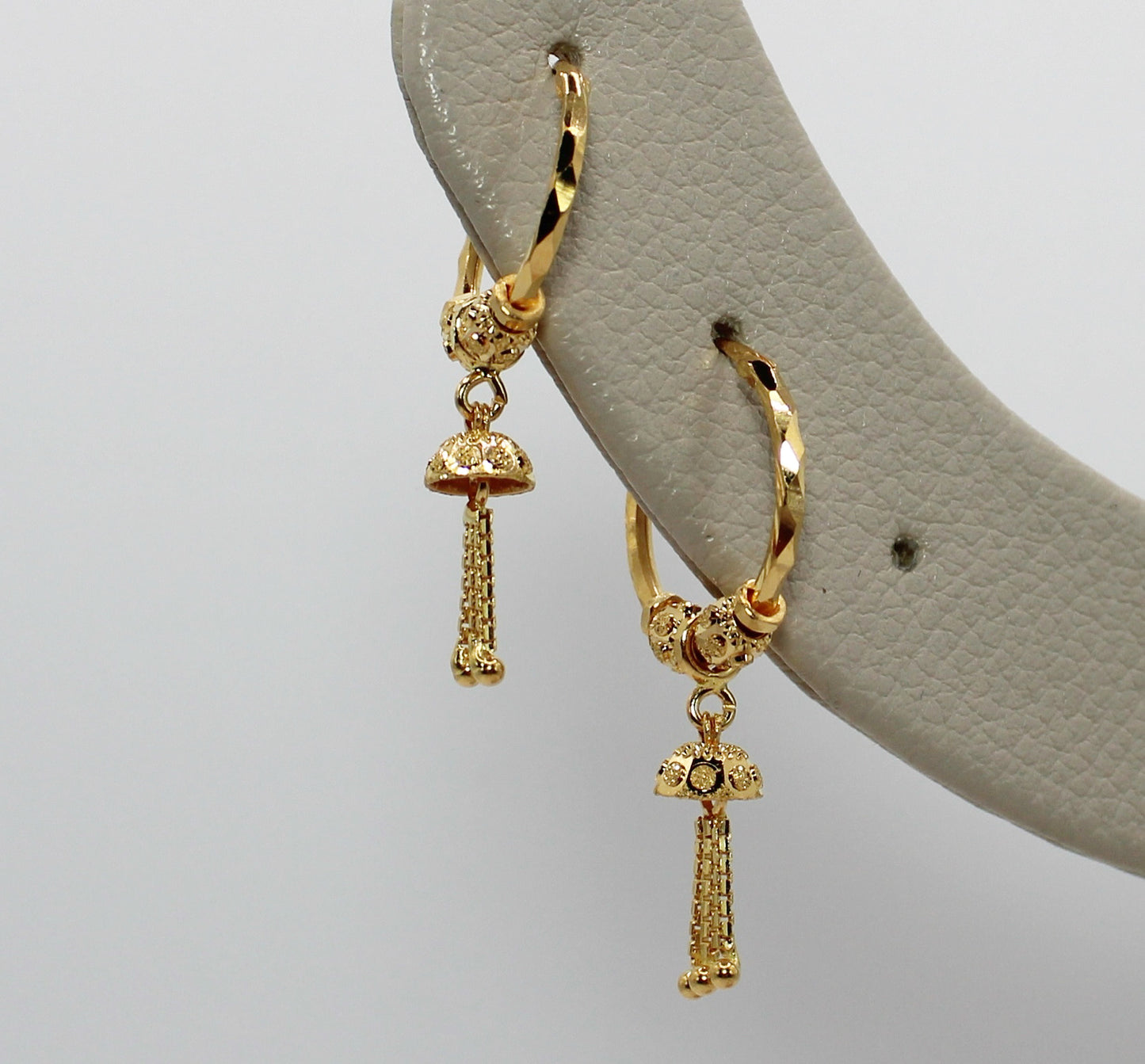 22carat Drop Hoops