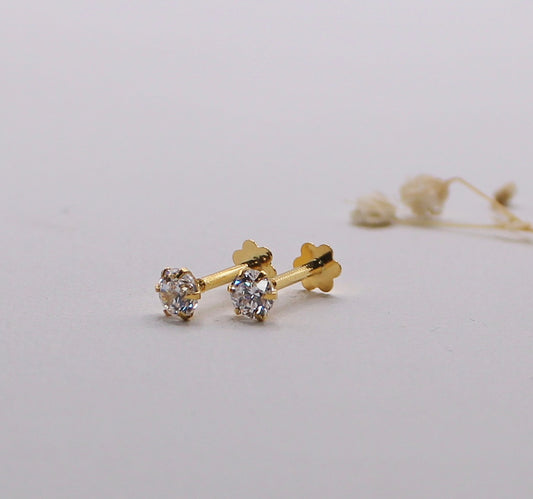 3mm sparkly studs
