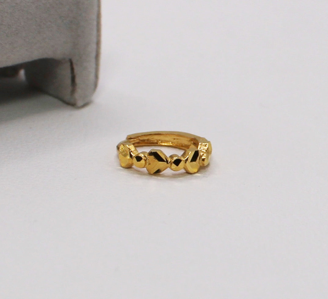 7.8mm Solid Heart Hoop
