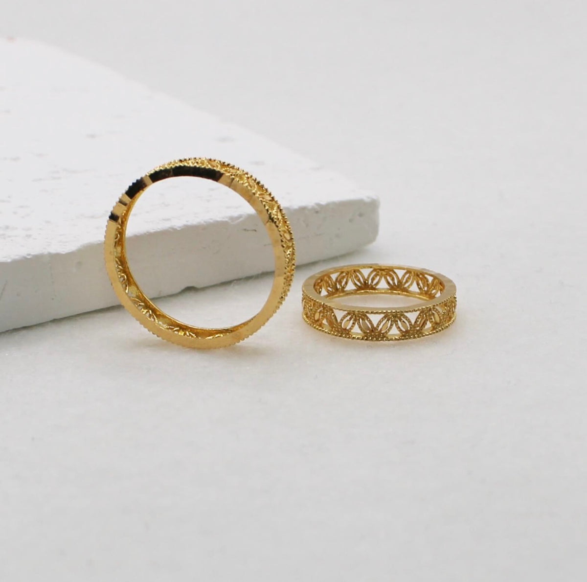 Leafy Filigree Ring | 22carat