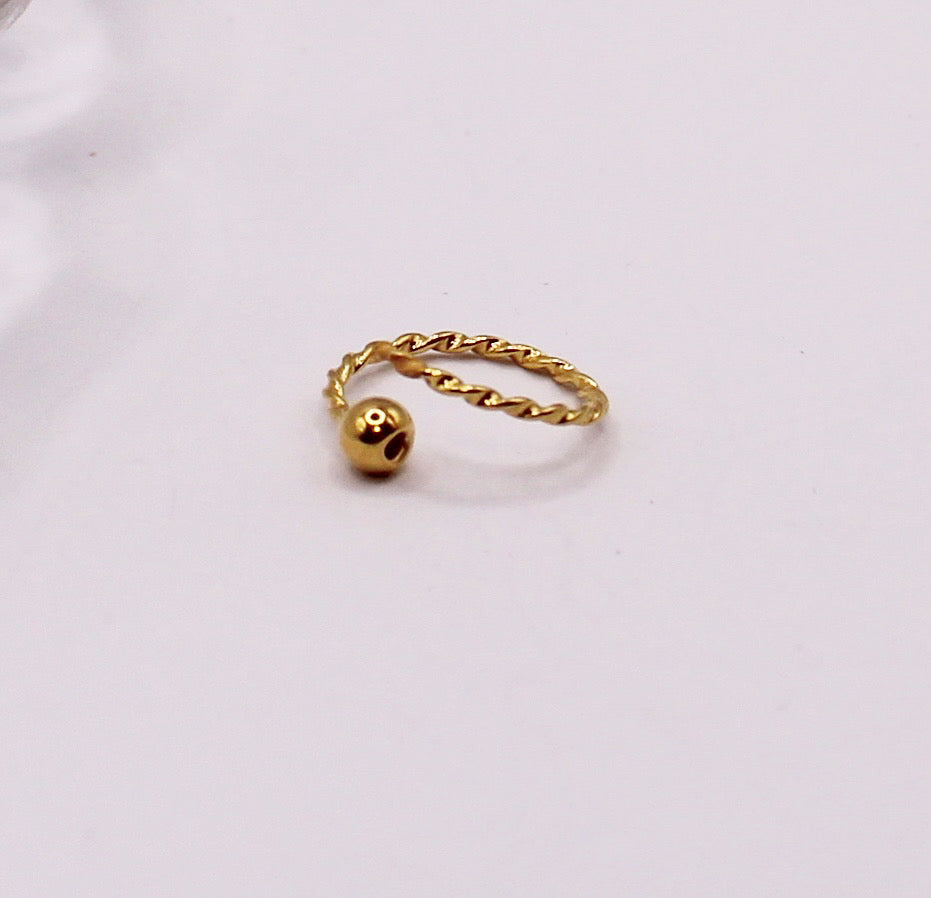Twist Fine Hoop | 8mm
