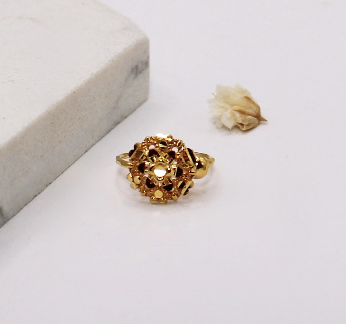 Round Gold Hoop