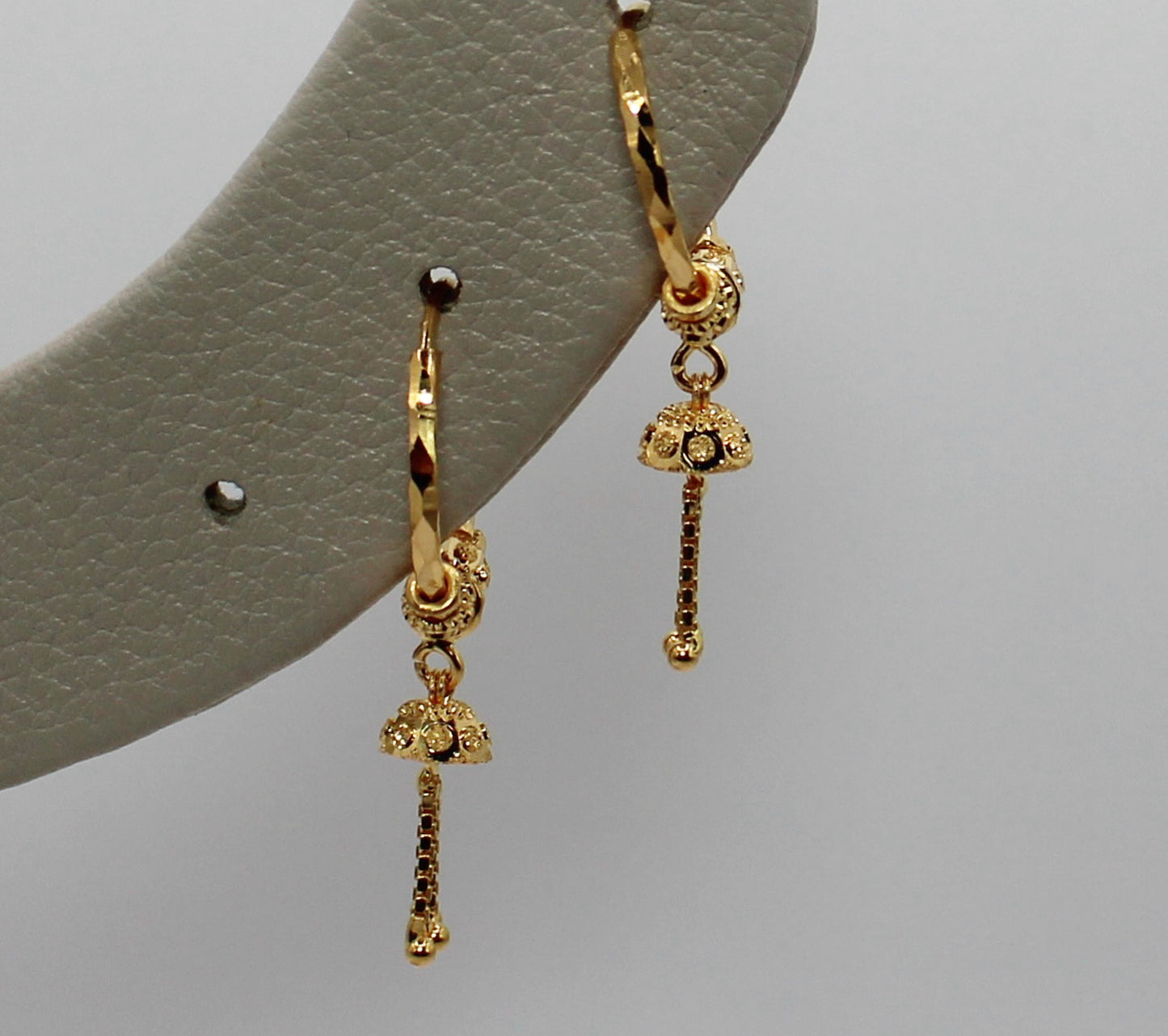 22carat Drop Hoops