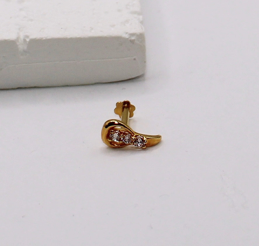 Round Long Stud
