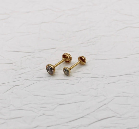 Double Sided Stud | 18carat