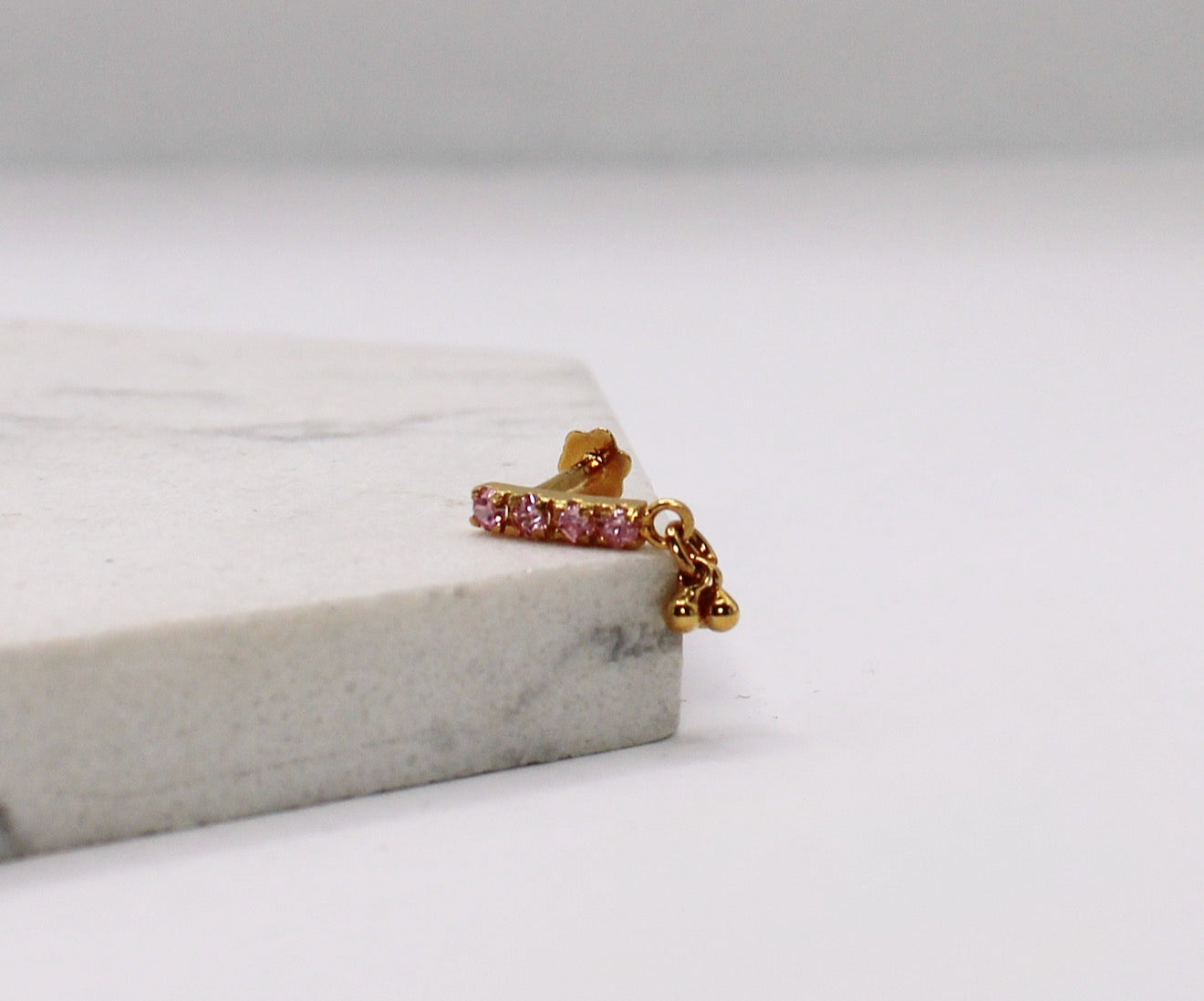 Baby Pink Long Stud