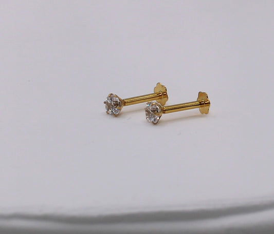 Sparkly Studs | 2.5mm