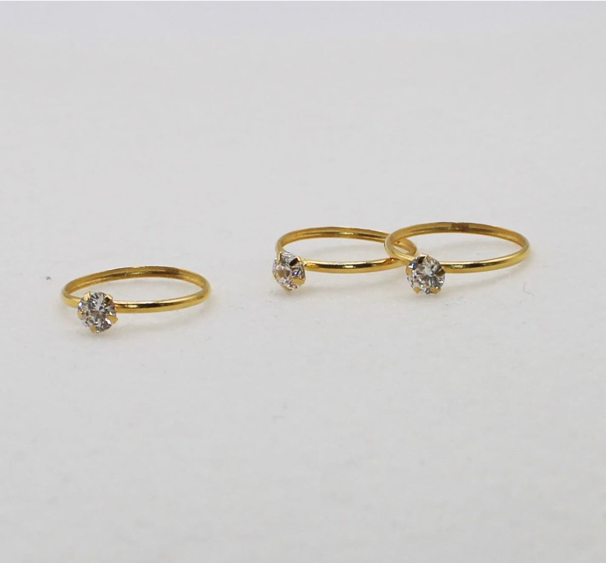Super Lightweight Sparkly Ring | 22carat
