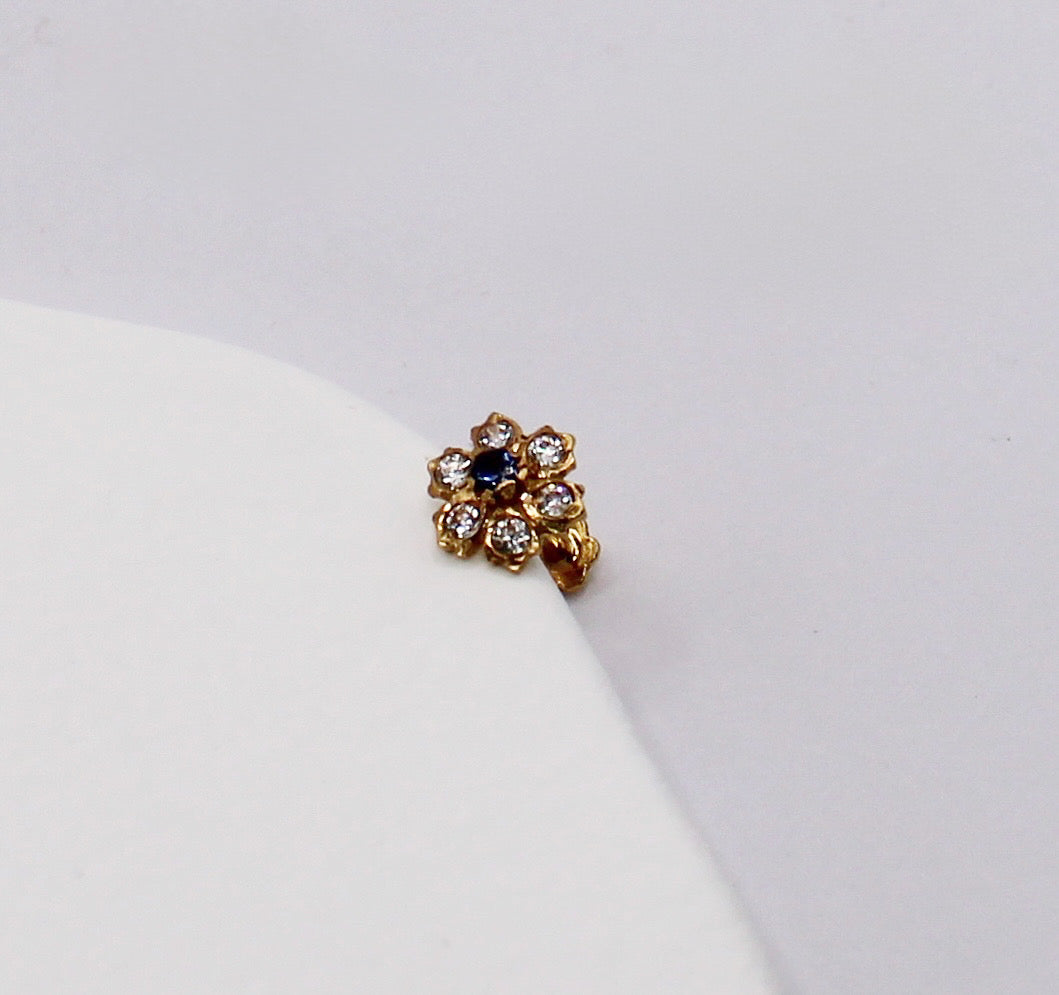Purpley-blue Stud | 22carat