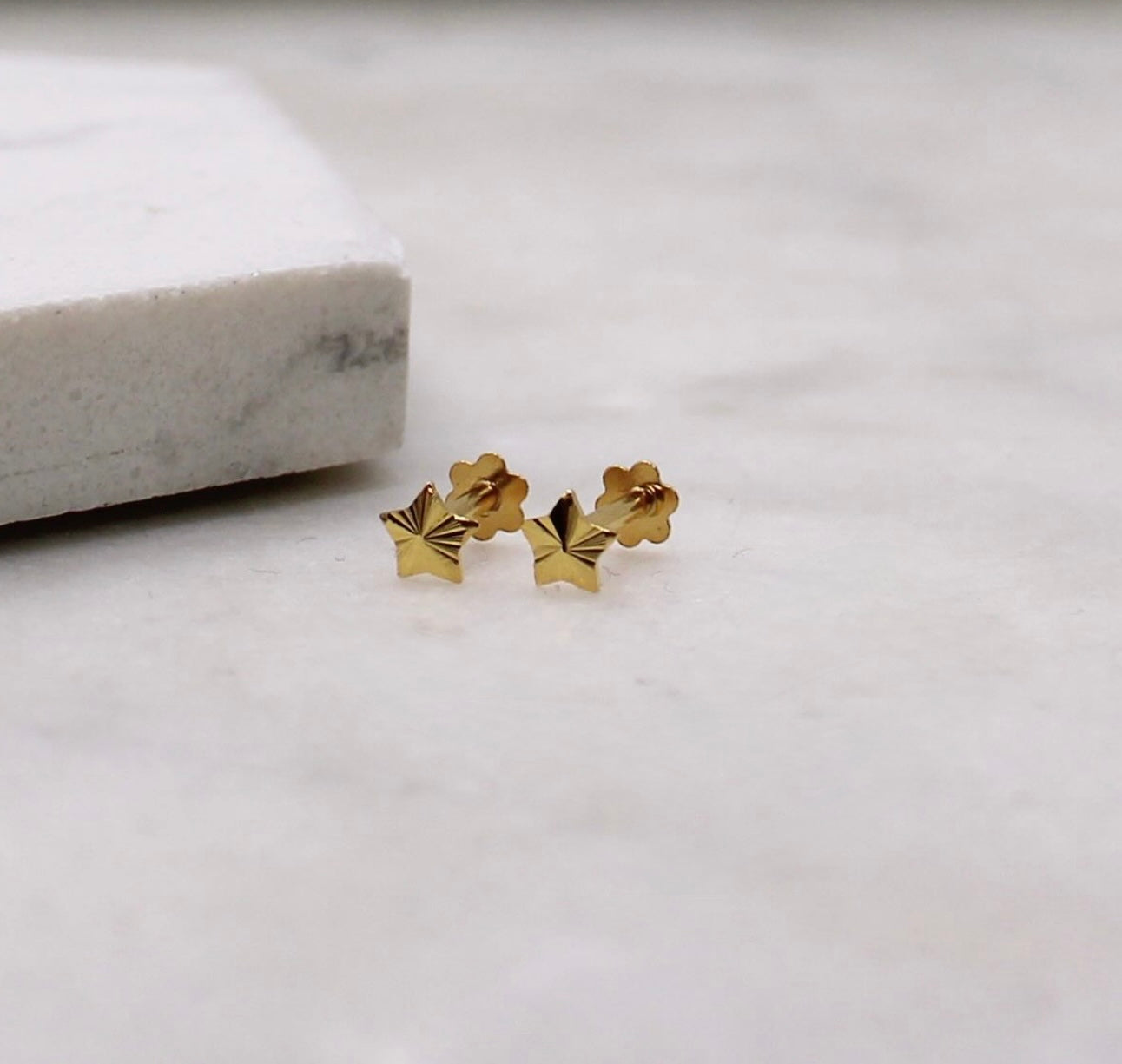 Detailed Star Studs