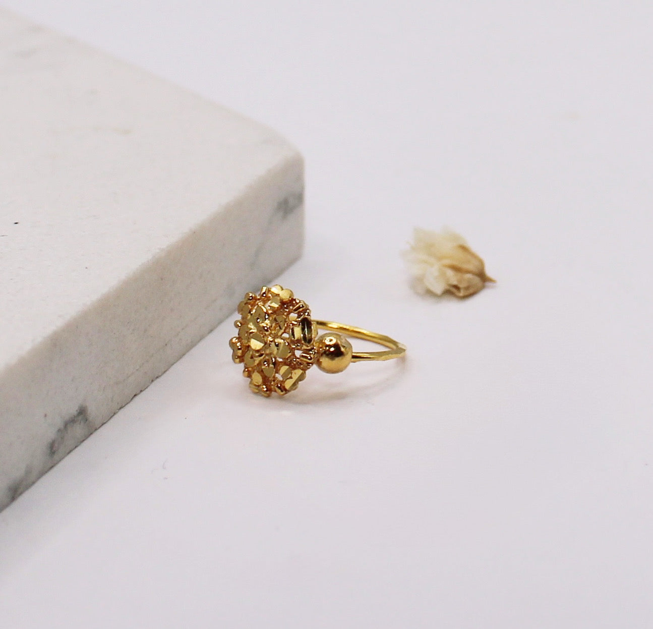 Round Gold Hoop