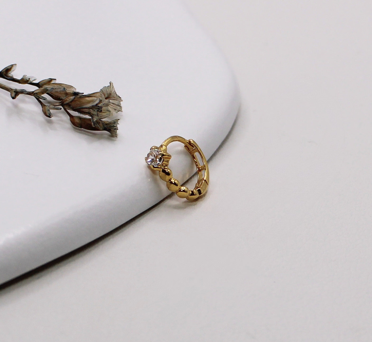 7.3mm Stone Hoop
