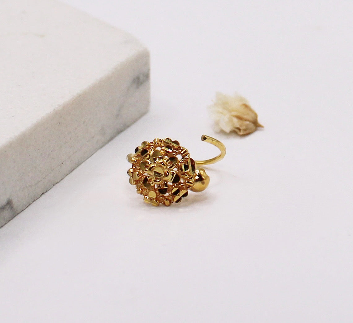 Round Gold Hoop