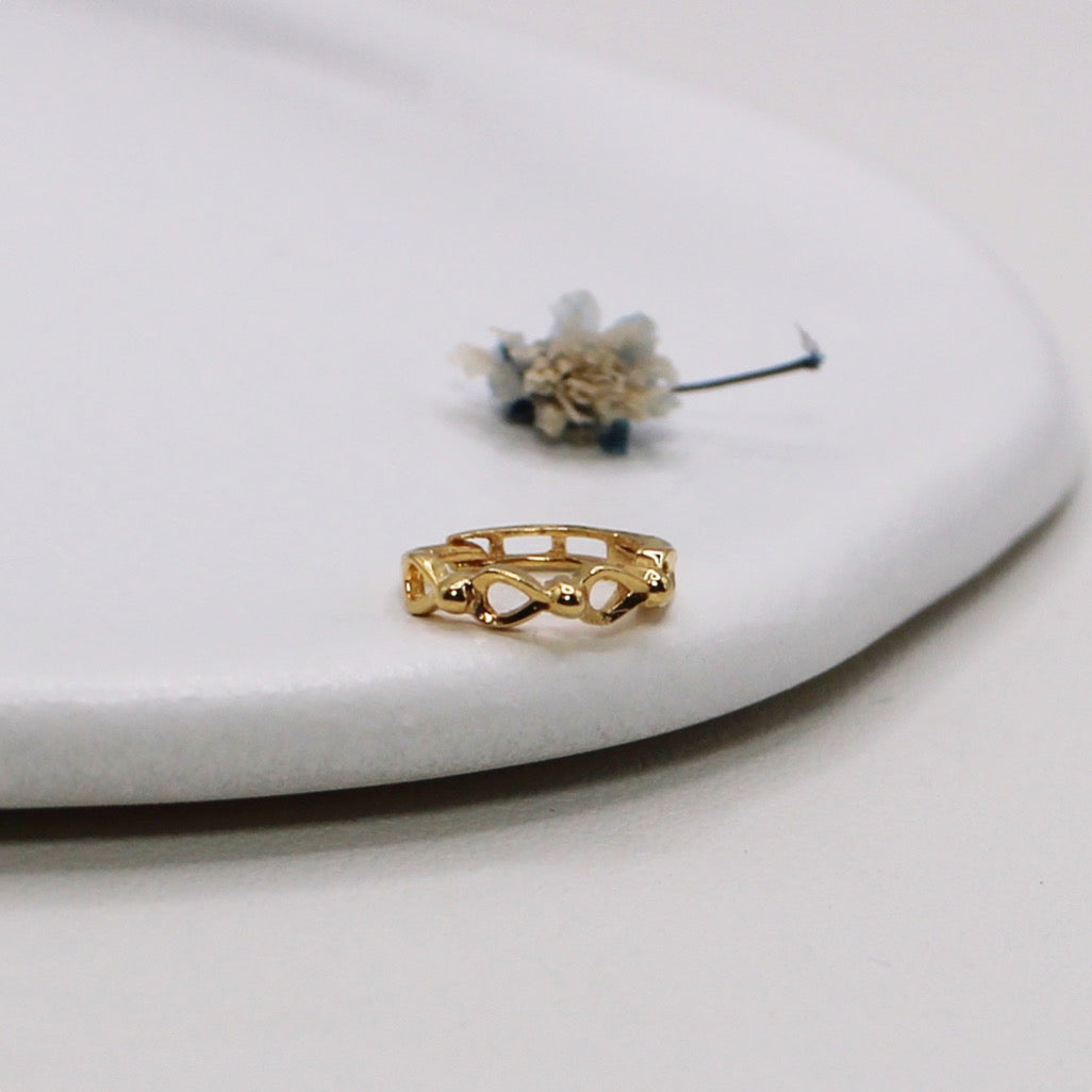 7mm Teardrop Detail Hoop