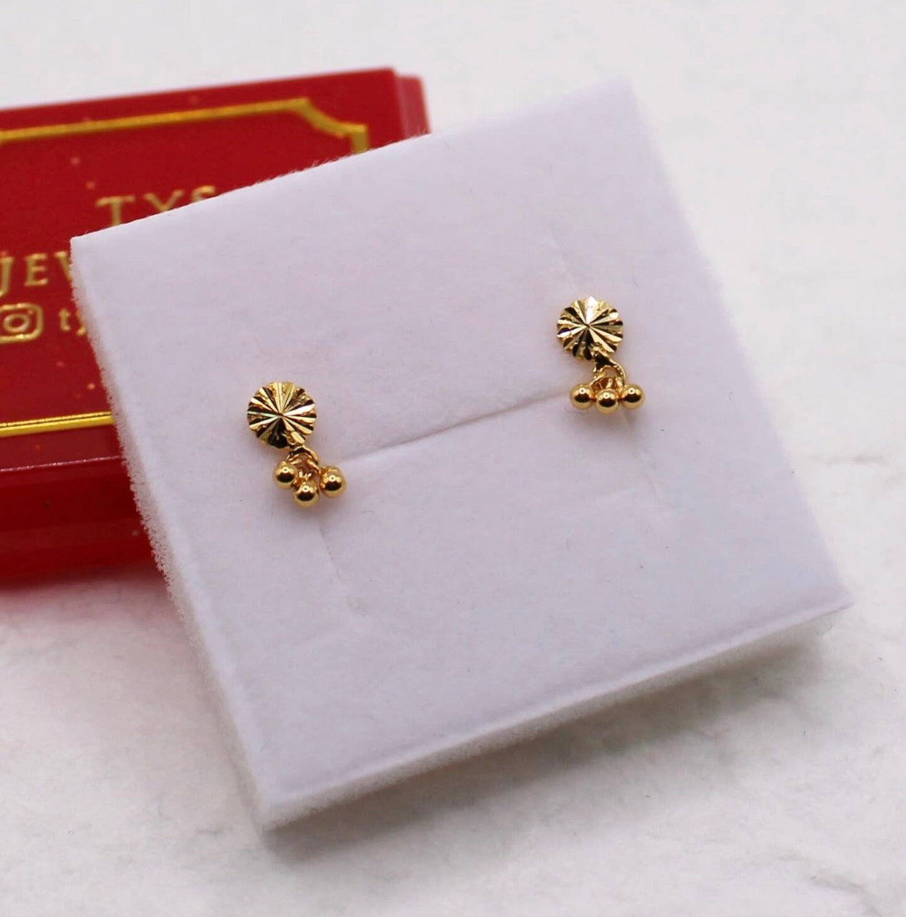 Tiny Dangly Studs