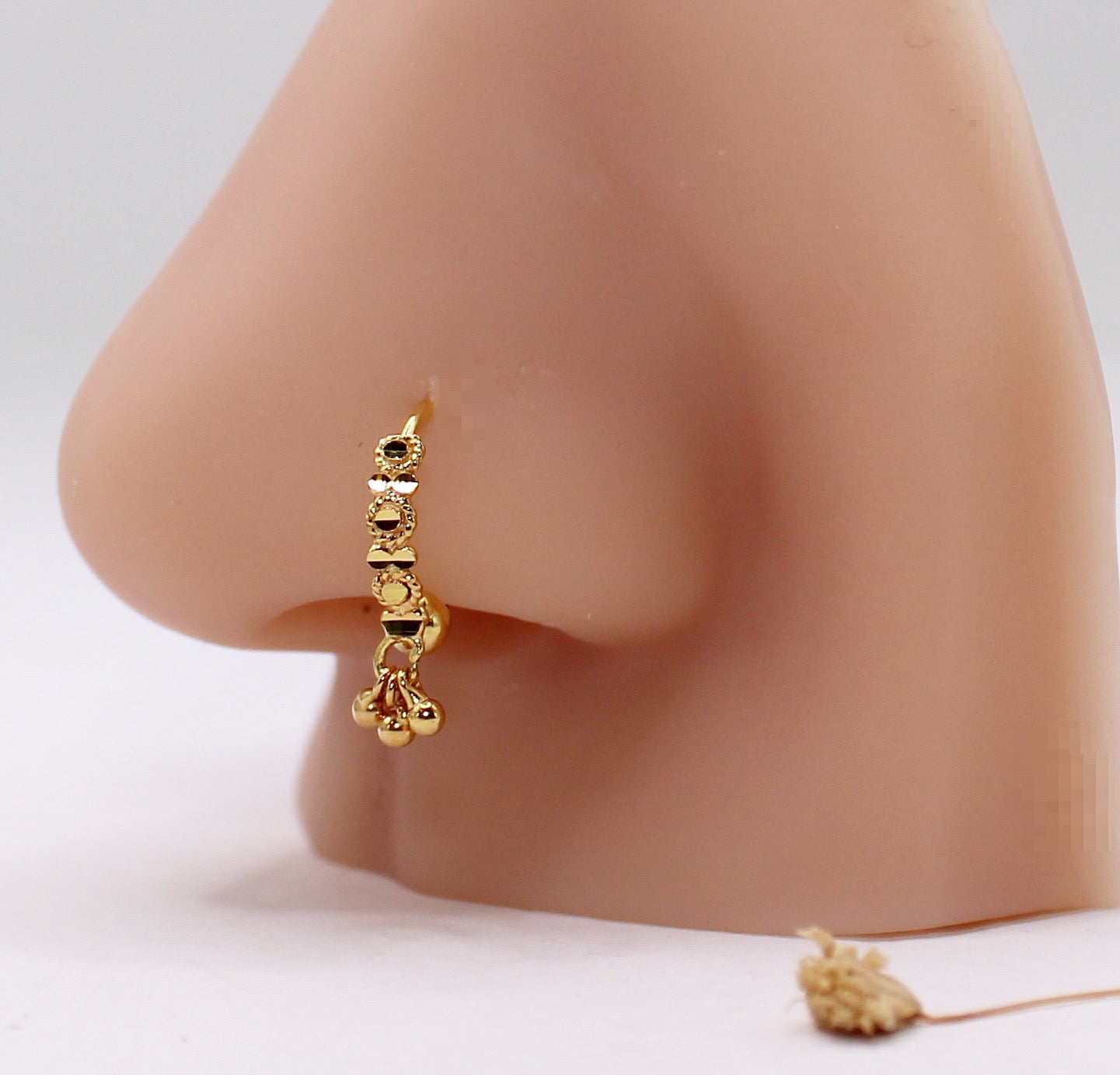 Detailed Gold Hoop
