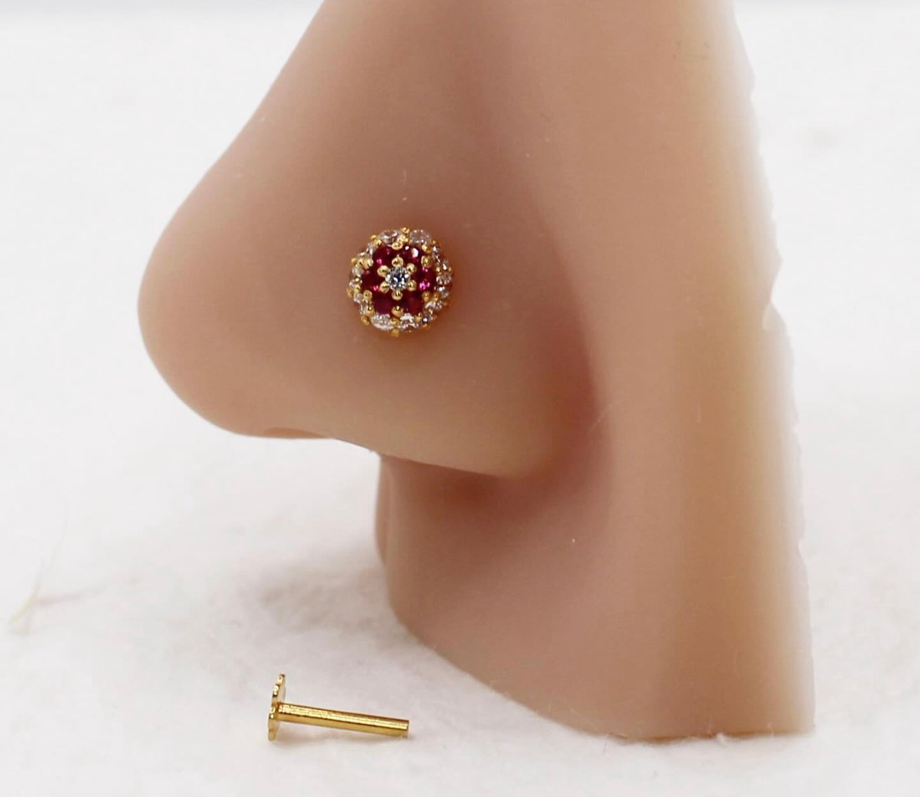 Sparkly Cluster Stud