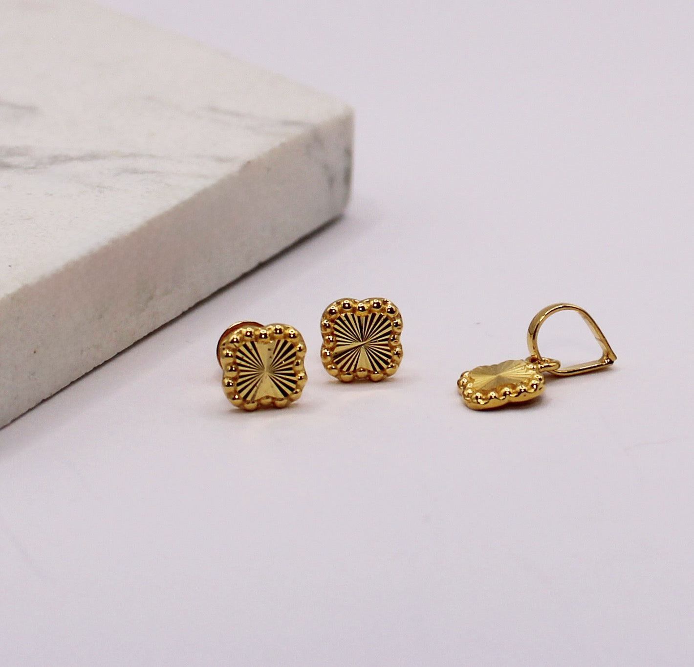 Super-mini Clover Pendant Set