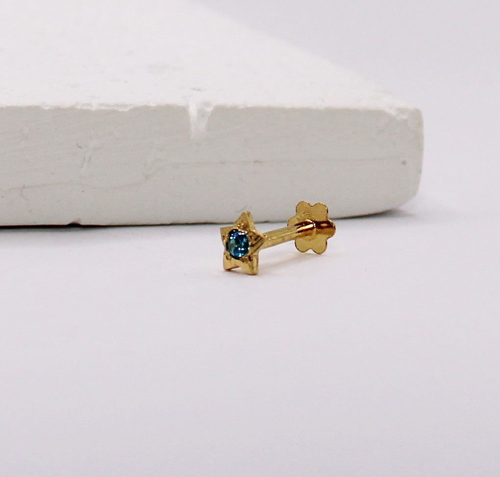 Blue Star Stud
