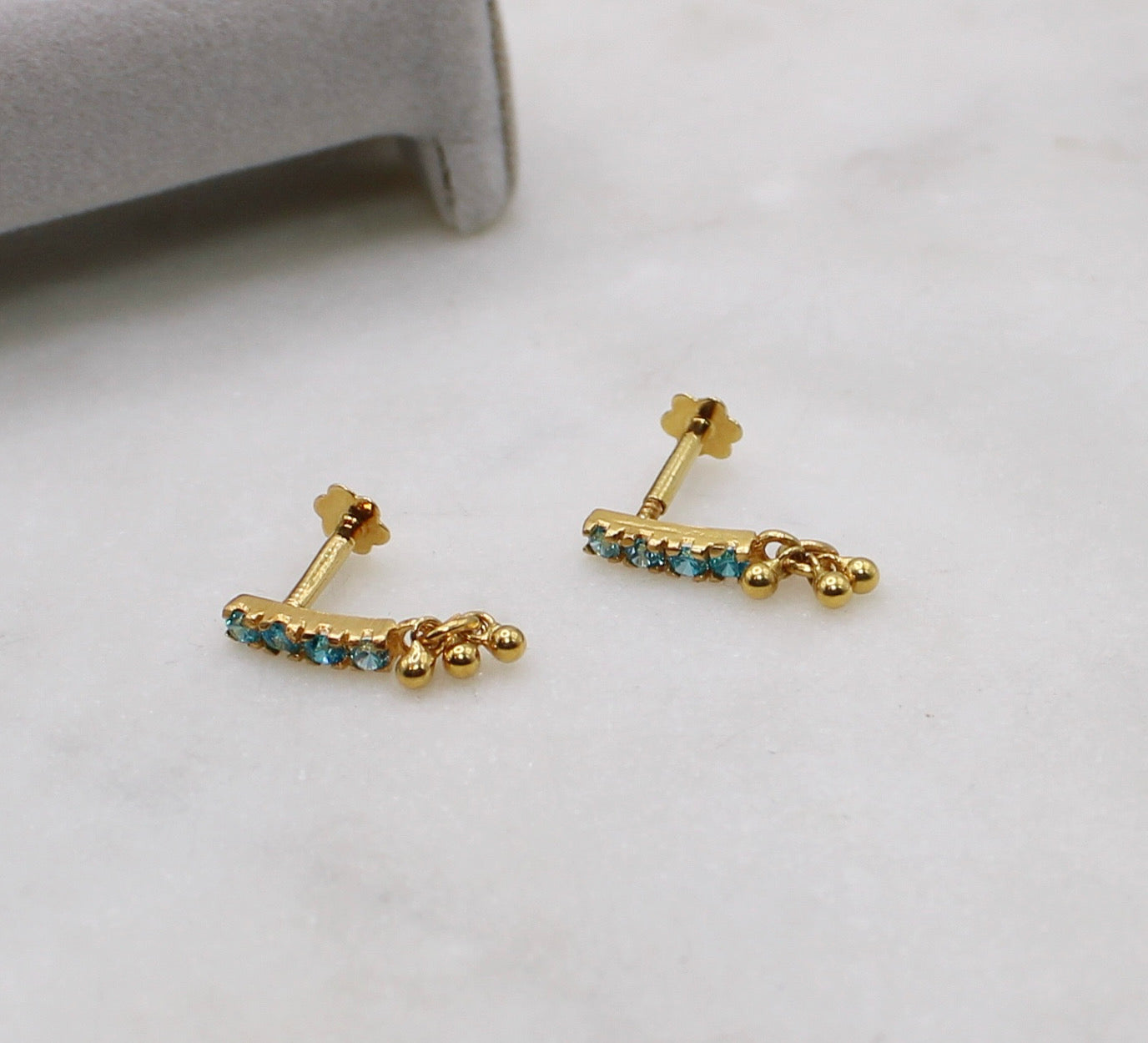 Piercing Blue Studs