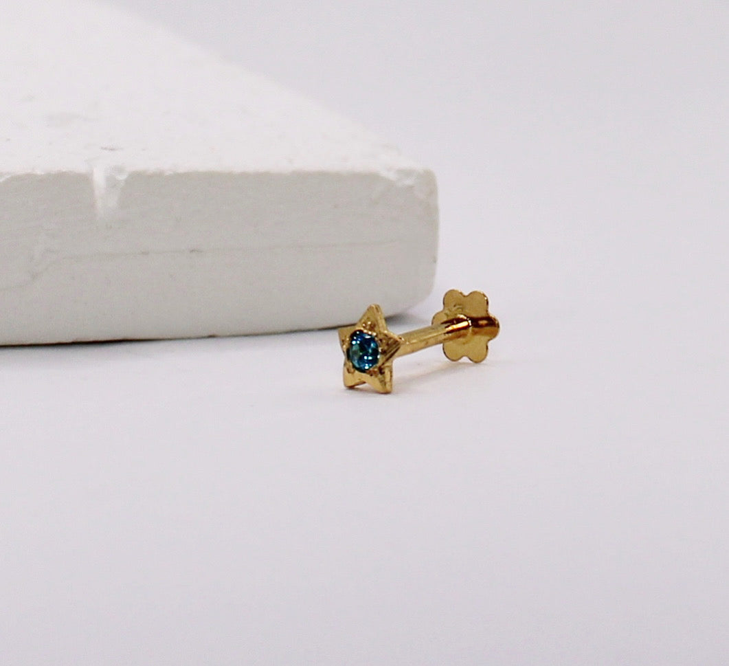 Blue Star Stud