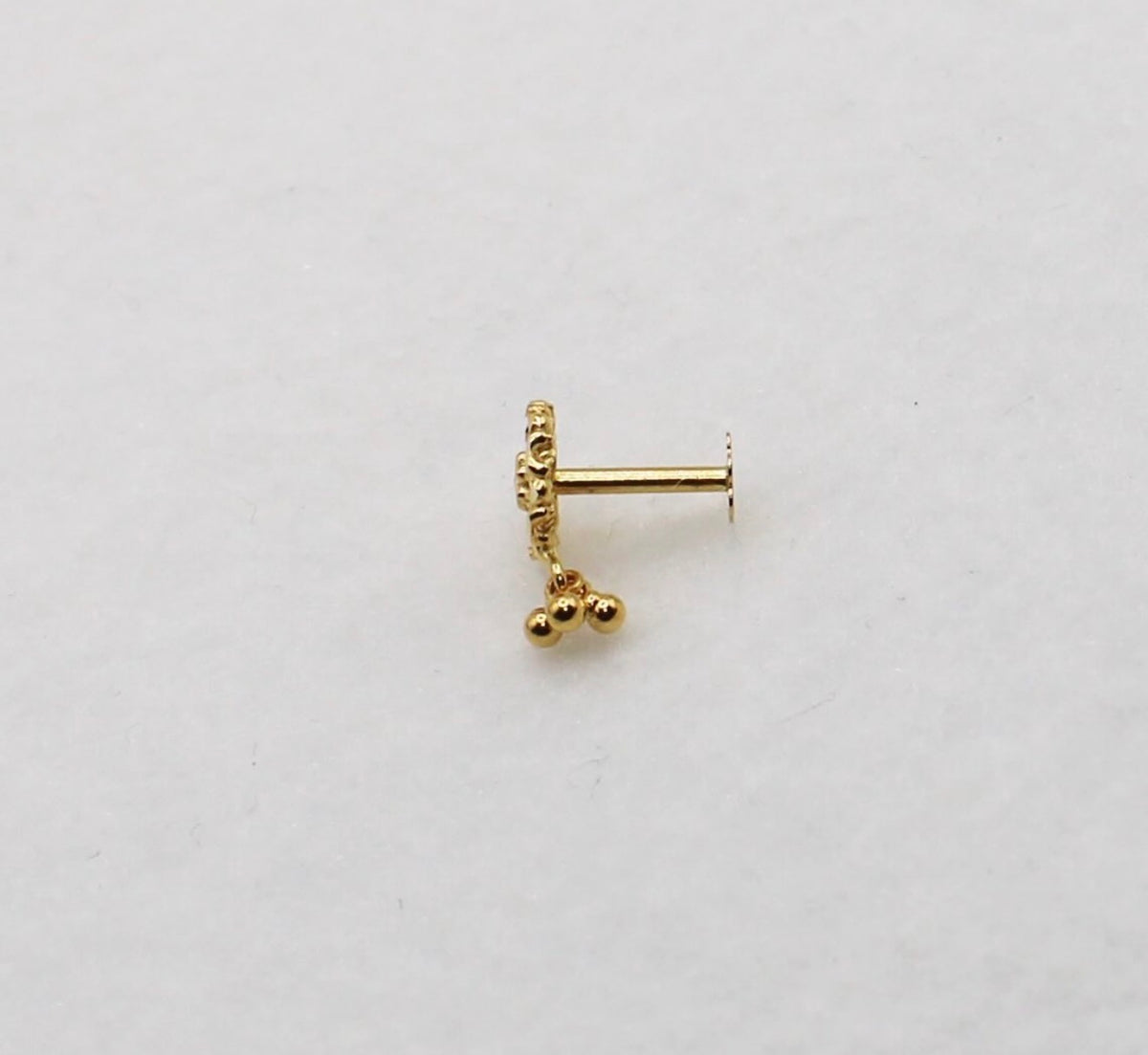 Detailed Drop Stud | 18carat