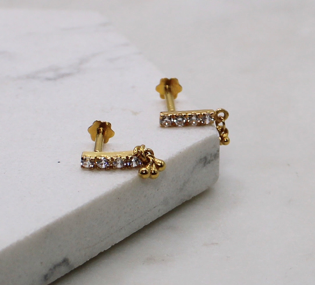 Clear Long Studs