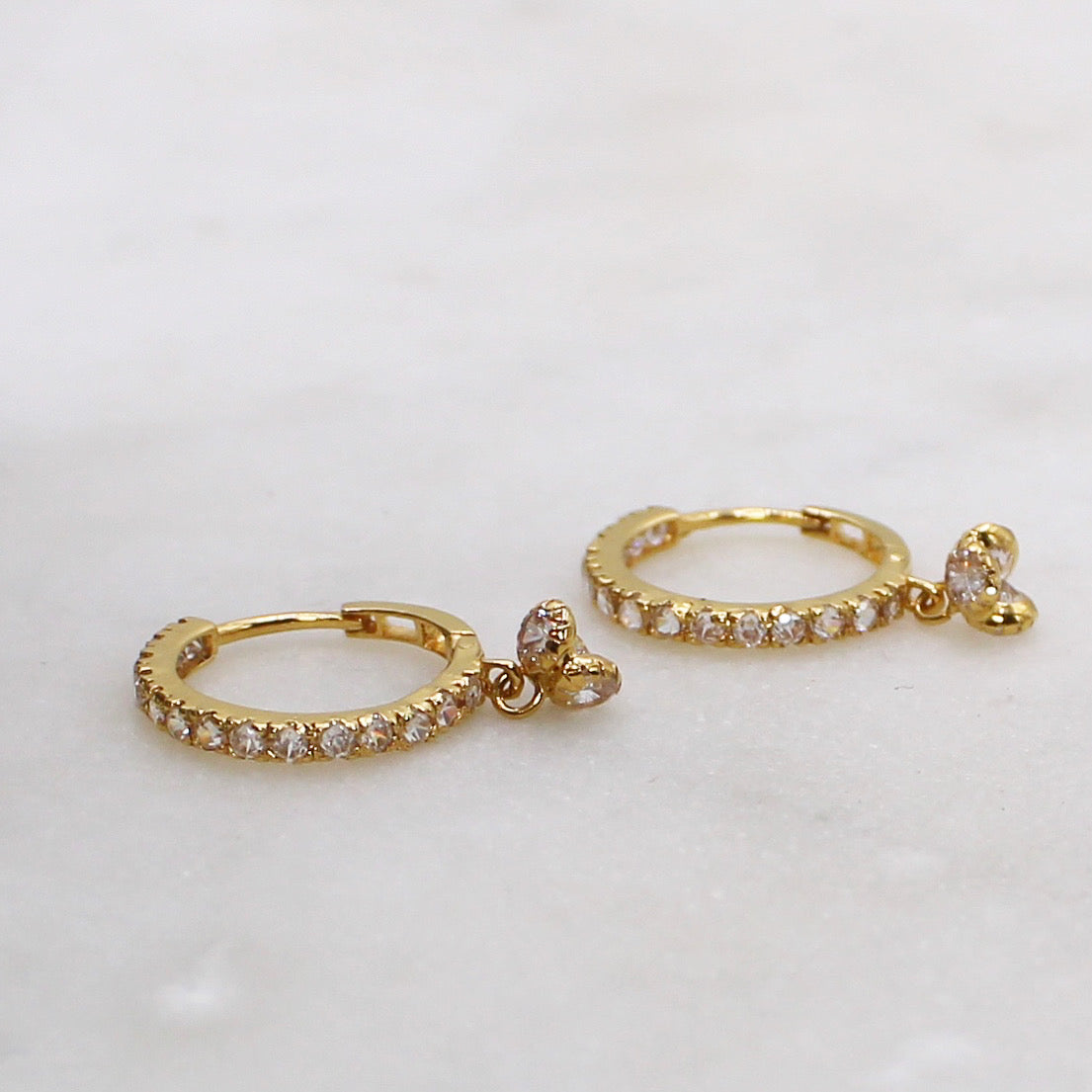 Mini Stone Jumka Hoops