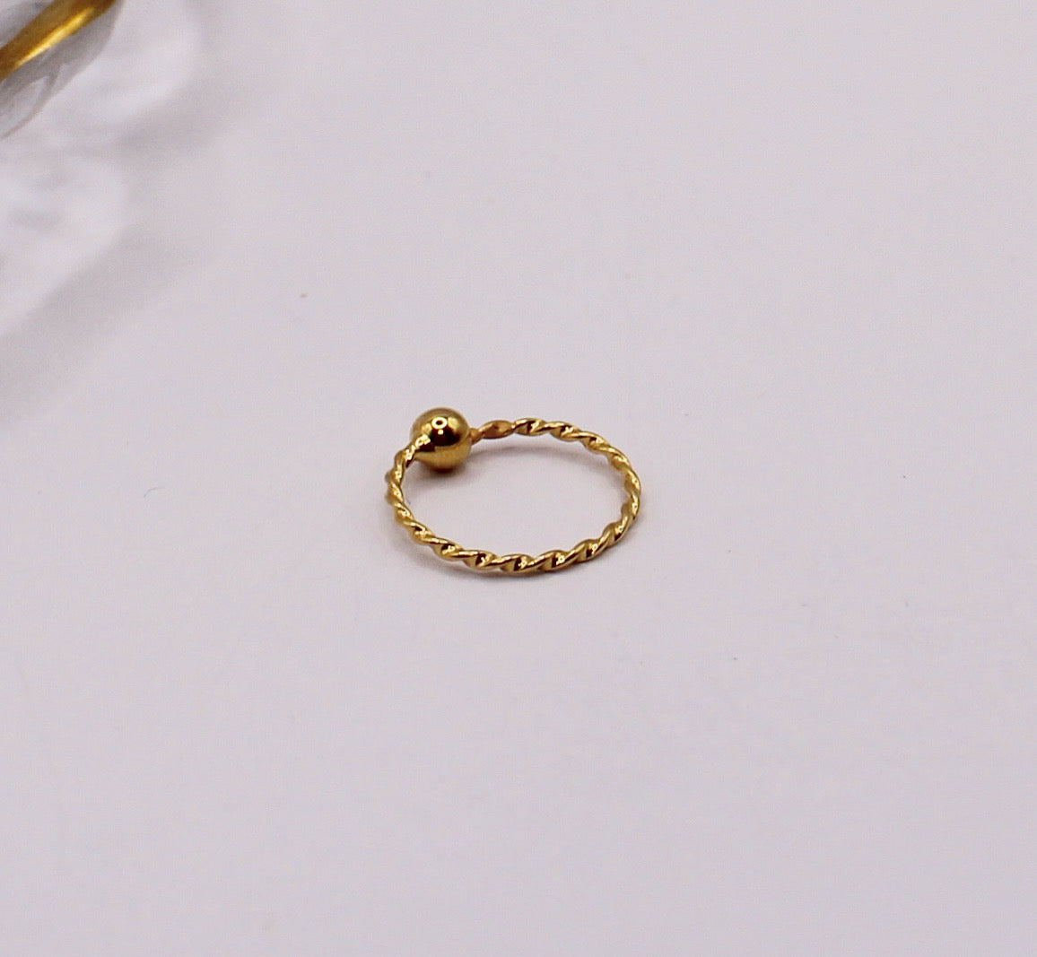 Twist Fine Hoop | 8mm