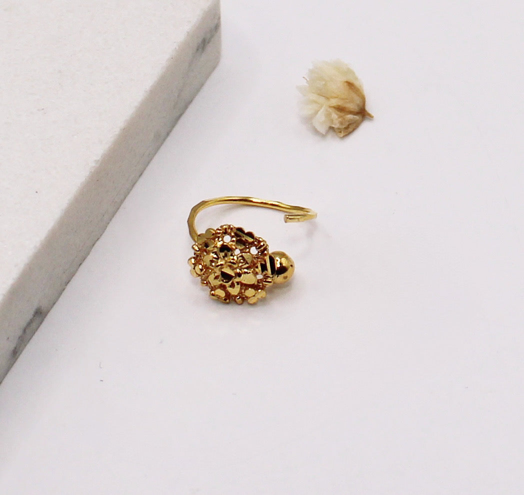 Round Gold Hoop