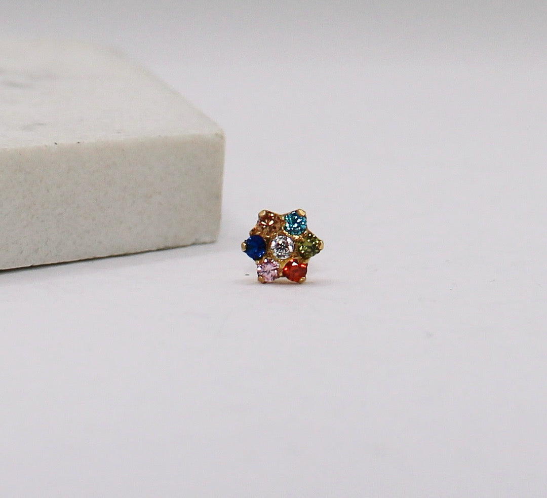 Multicoloured Stud