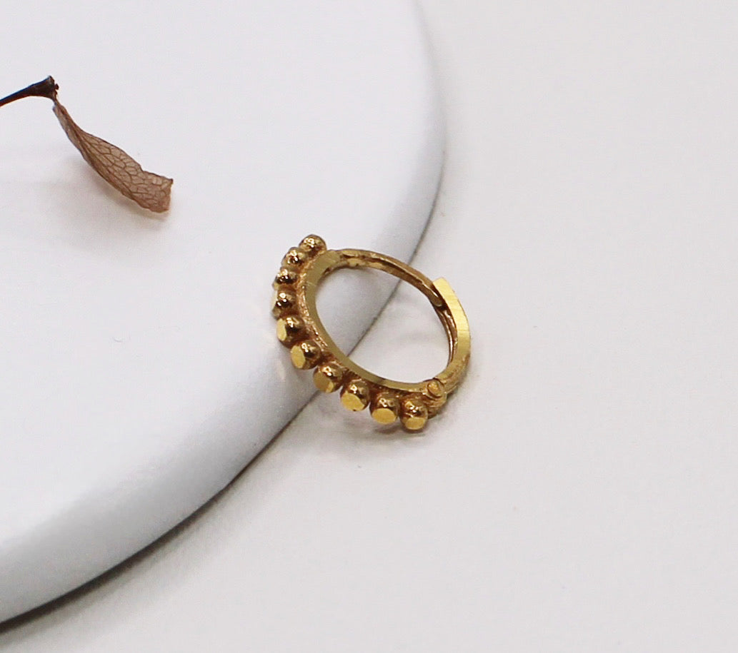 Shiny Dotted Hoop