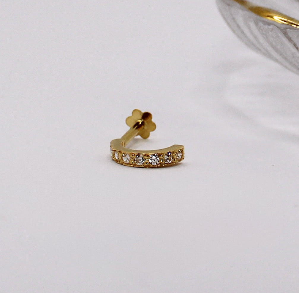 Curve Stud | Single Piece