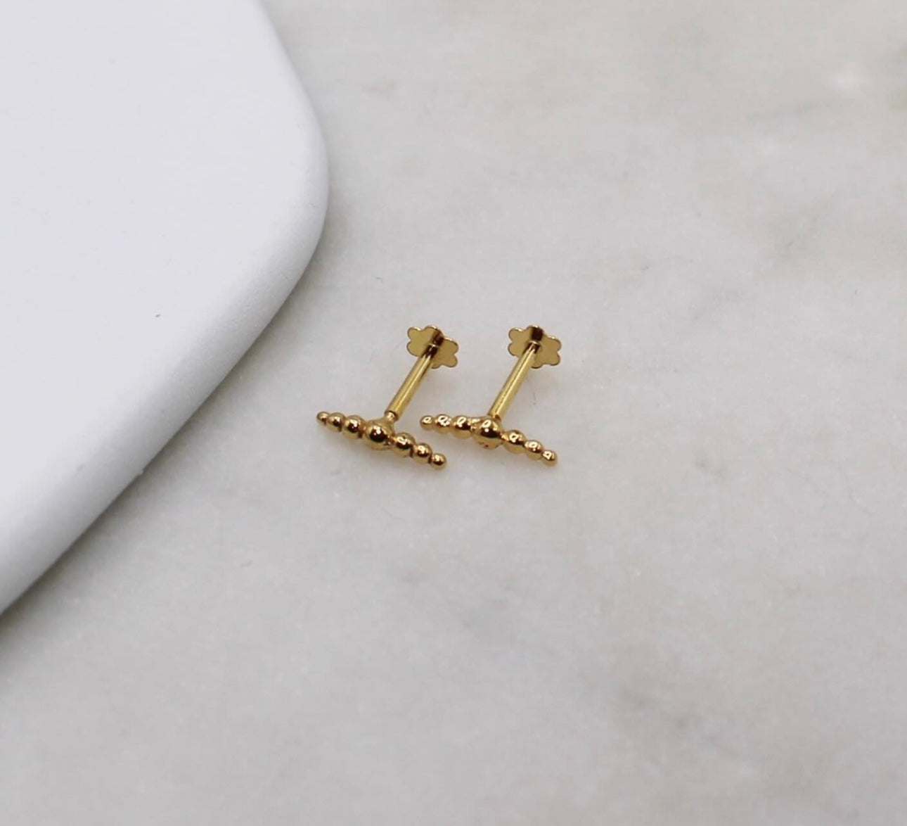 9mm Croissant Studs