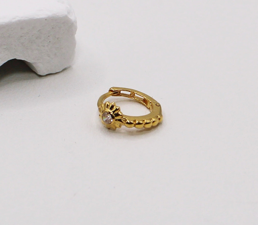 6.8mm CZ Florette Hoop