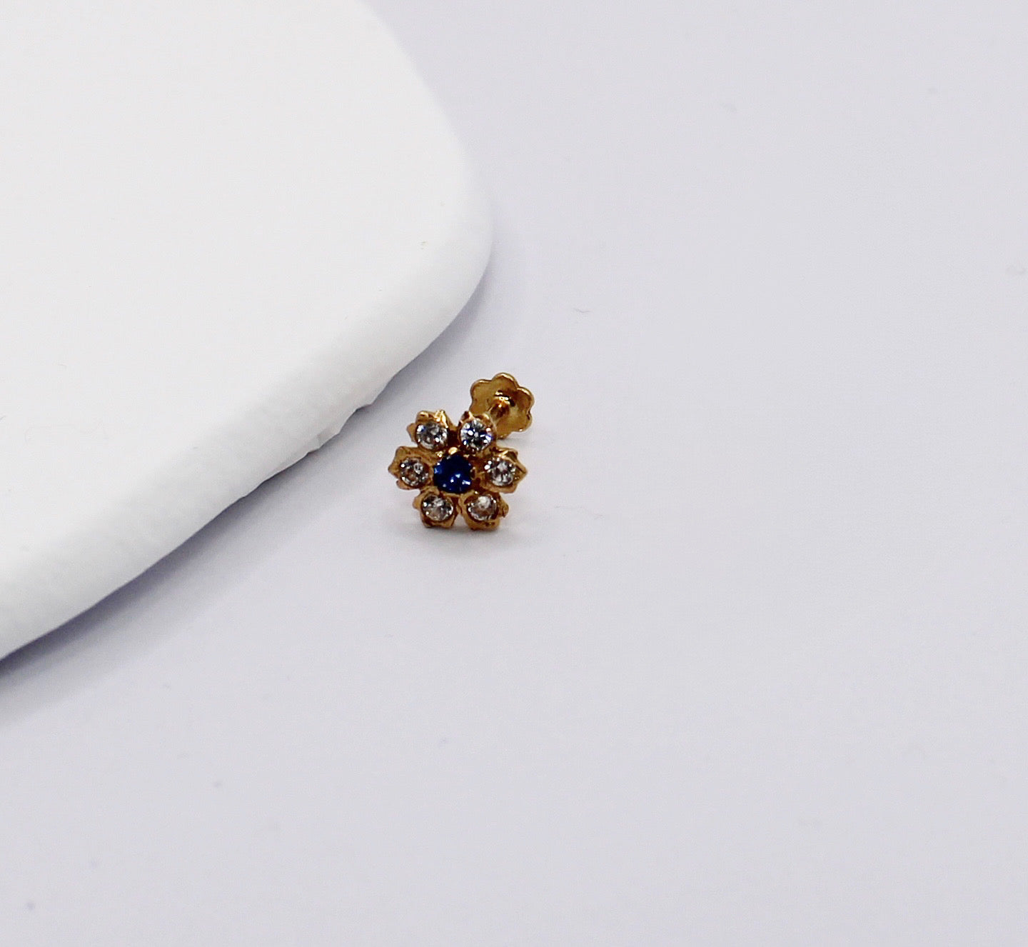Purpley-blue Stud | 22carat