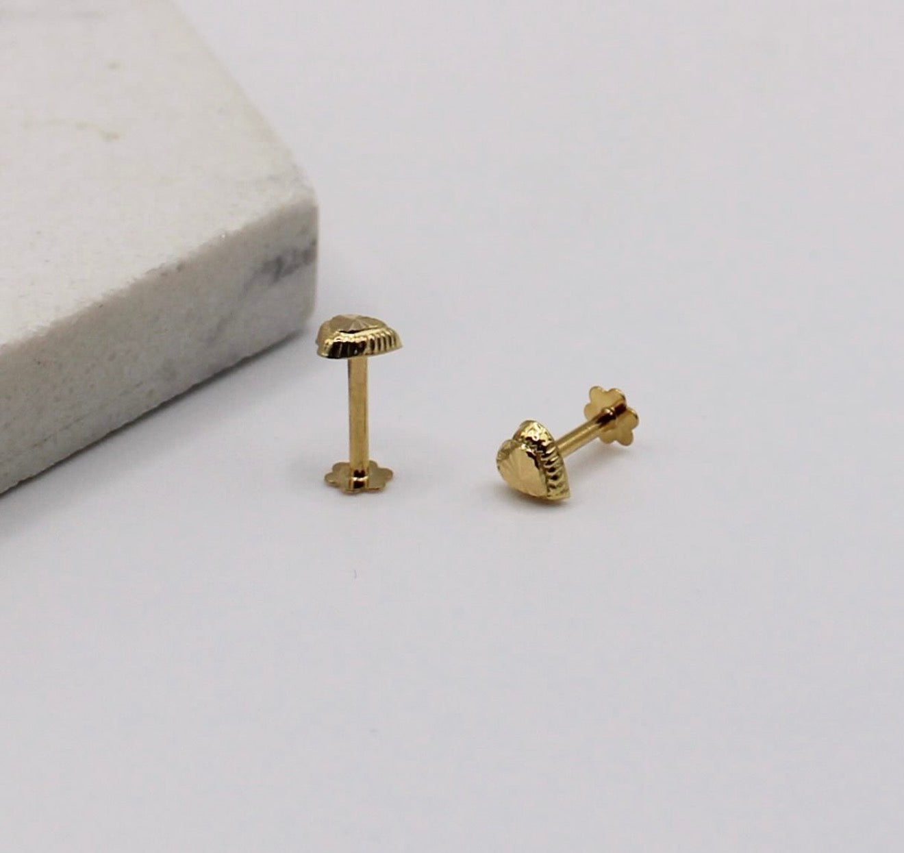 Heart Studs | 4mm