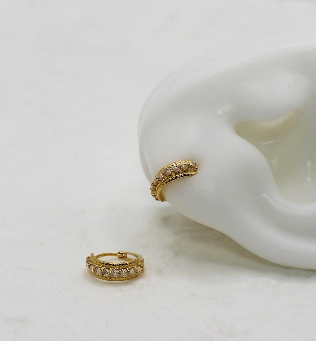 Diamanté Hoops