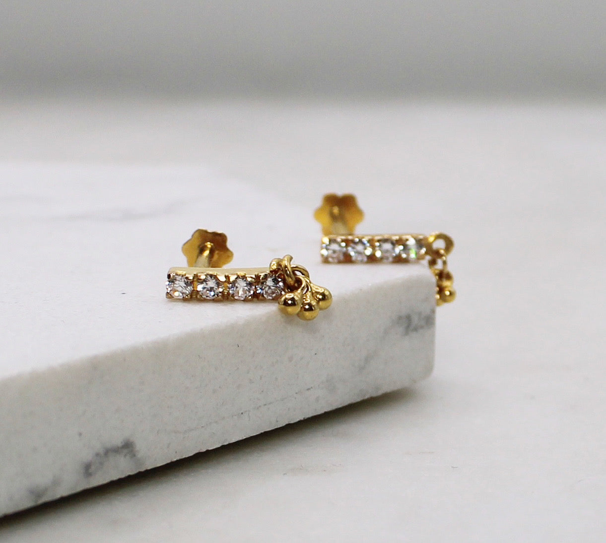 Clear Long Studs