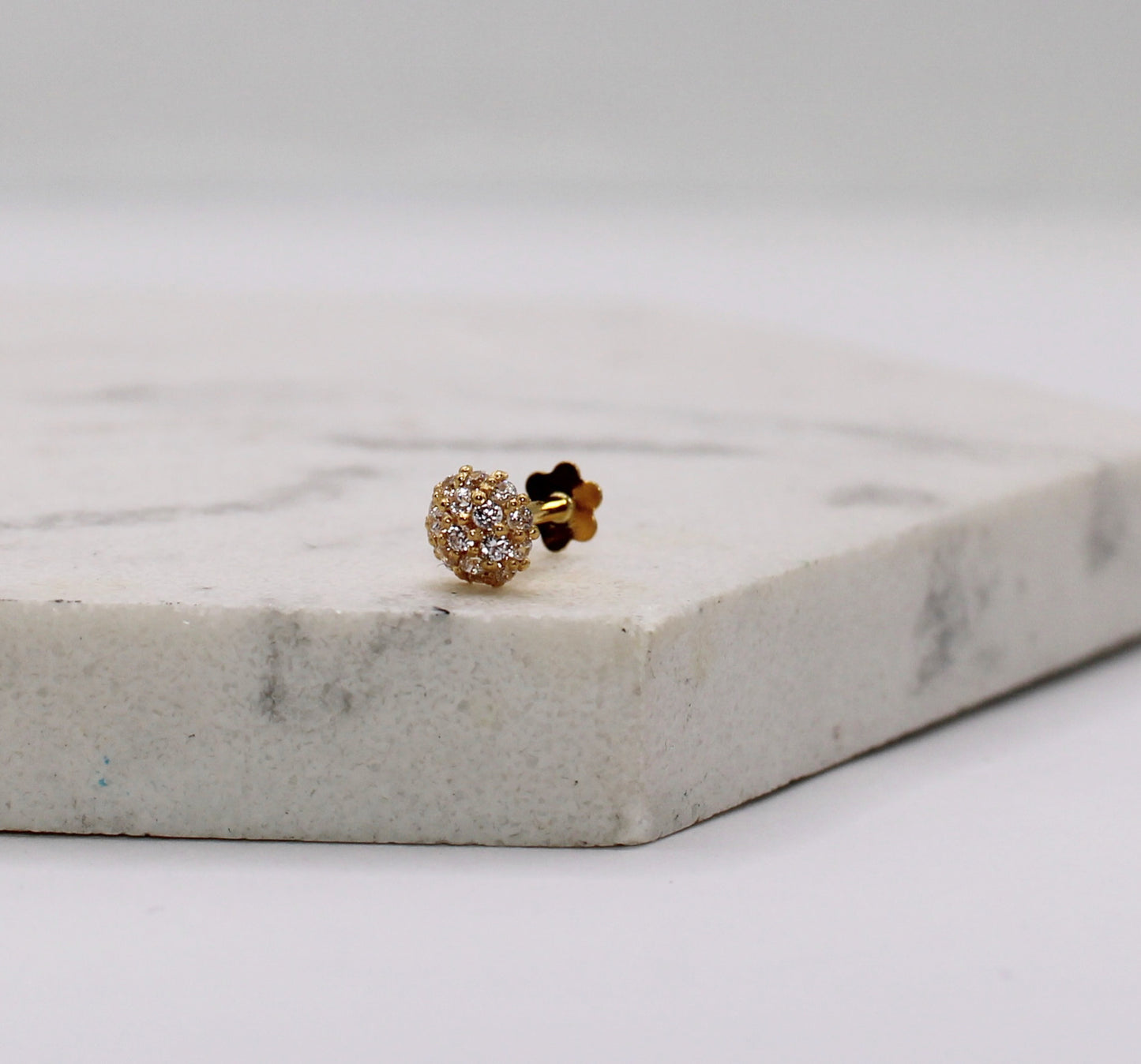 Sparkly Mini Dome Stud