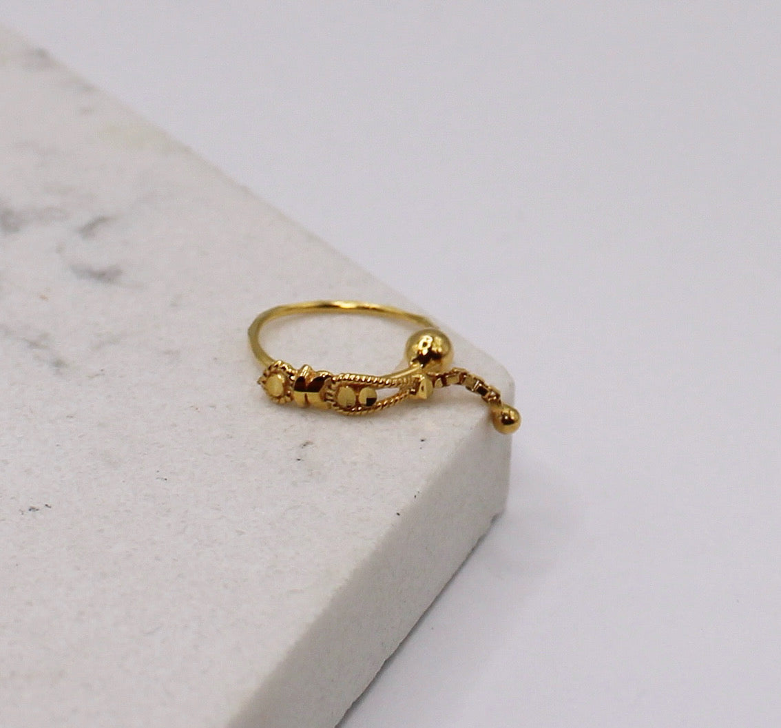 Chain Drop Hoop