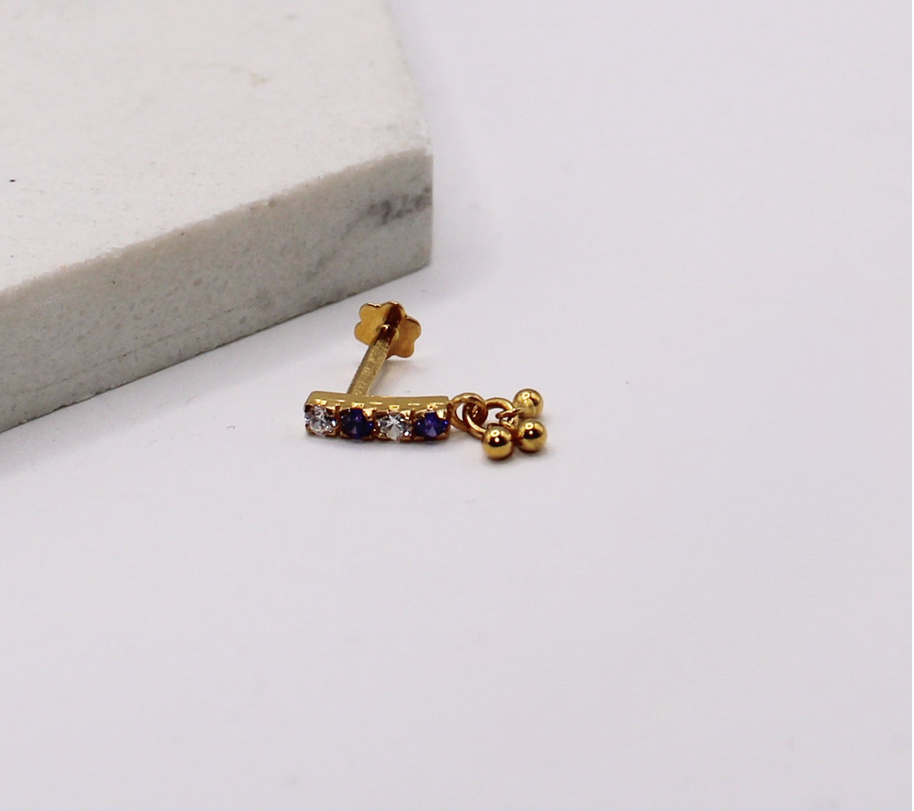Purple Long Stud