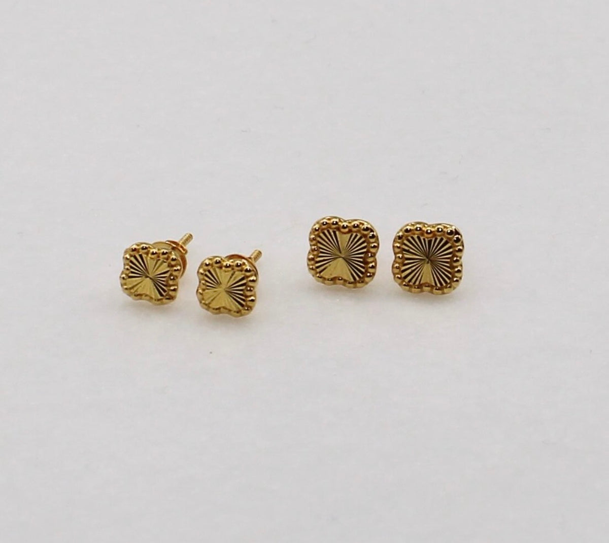 Mini Clover Studs | 18carat