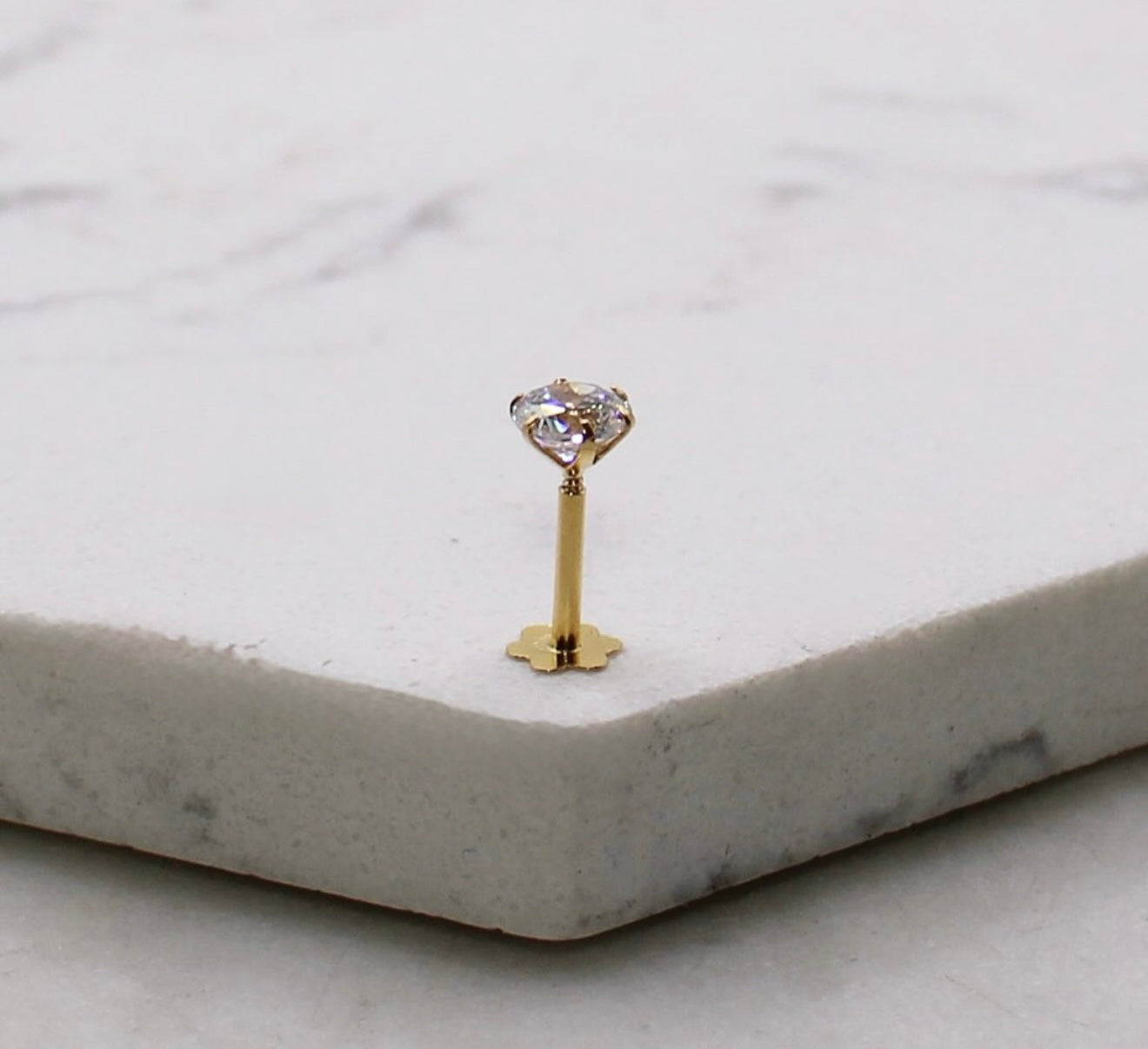 Single Cubic Zirconia Stud